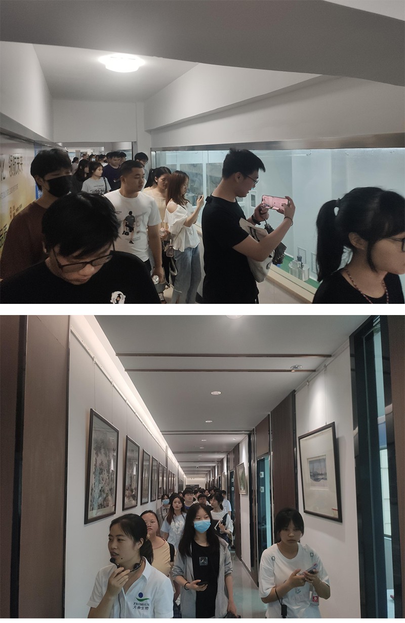 邵陽學(xué)院食品與化學(xué)工程學(xué)院大二學(xué)生到湖南天香生物公司參觀見習(xí)